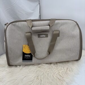 Halfday The Garment Duffel 45L Stone Carry-On Size Includes Crossbody Strap